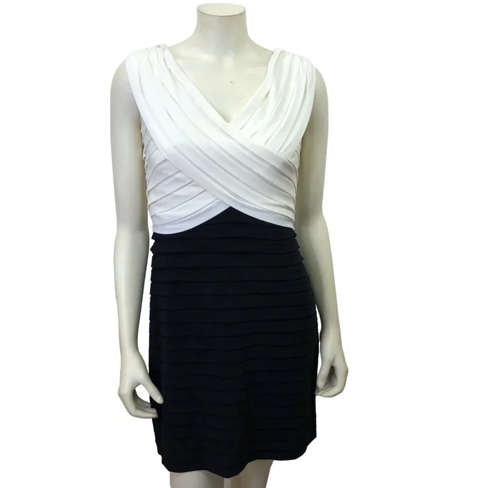 JESSICA HOWARD PETITE‎ V NECK SLEEVELESS DRESS size 10